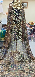 ชุดแต่งงานฟารันซาวีขายดี คุณภาพสูง ผ้าไหมแท้ 100% ระบายอากาศได้ดี พิมพ์ลายหลากสี ประดับคริสตัล ดีไซน์แบบดิรัก โซมาลี ทอแบบดั้งเดิม - Product Image 4