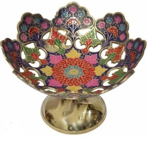 Tazón para servir con acabado plateado de diseño artesanal, tazón redondo para almacenar palomitas de maíz, calidad superior para uso en catering. - Product Image 4