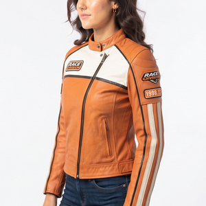 Custom Leather <b>Jacket</b> <b>Women</b> Premium Genuine Leather Motorcycle Biker <b>Jacket</b> Ladies Fashion Winter Leather <b>Jackets</b> - Product Image 4