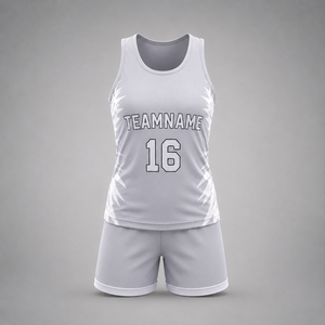 Custom Unisex <b>Volleyball</b> Jersey Tank Top Shorts <b>Set</b> 100% Polyester Custom Sublimation Quick Dry Moisture-Wicking Breathable - Product Image 1