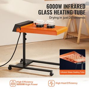 Essiccatore Flash Pro 6000W Aggiornato 19 x 21 Pollici Automatico a Infrarossi IR con Doppia Ventola per Serigrafia - Product Image 2