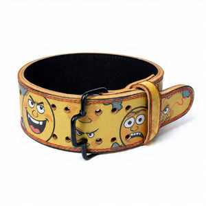 Cinturón de Soporte Lumbar de Cuero PU con Diseño de Anime para Entrenamiento y Fitness, Cinturón de Cuero con Diseño de Anime para Ejercicios de Push-Up - Product Image 5