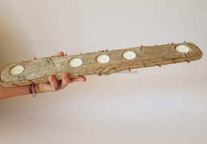 Support de lampe T en bois de manguier écologique avec finition polie lisse conçu pour la décoration durable de la maison et des fêtes - Product Image 3