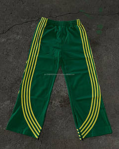 กางเกงออกกำลังกายสำหรับผู้ชายกางเกงวิ่งจ็อกกิงมีหลายสีลายแถบด้านข้างเอวรูดแบบกำหนดเองสไตล์ลำลอง - Product Image 2