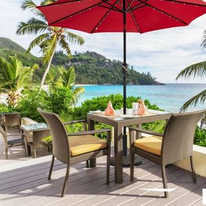 Base per Ombrellone da Giardino da 27 libbre, Accessorio Durevole per Arredamento Esterno - Product Image 2