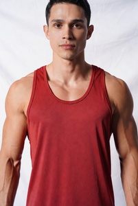 Débardeurs Blancs Sans Manches pour Hommes, Légers et Décontractés, 100% Coton, Vêtements de Sport et de Fitness pour la Gym, 120g, Vente Chaude - Product Image 5