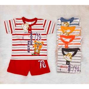 Combinaison de jogging en coton pour enfant, vêtements de maison, motif dessin animé, pyjama à manches courtes, nouvelle collection été 2020 - Product Image 2