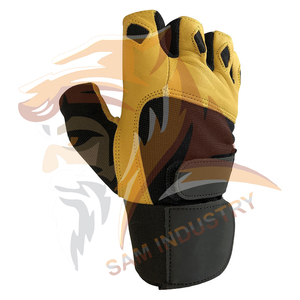 Gants de musculation personnalisés avec logo pour hommes et femmes, pour la musculation, le fitness et la salle de sport, en vente - Product Image 4