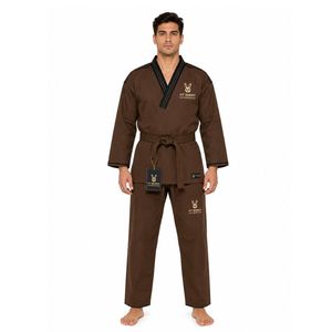 Professional Taekwondo Uniform High Quality Martial Arts <b>Suit</b> Lightweight Soft Fabric Reinforced Seams for Training - Product Image 1
