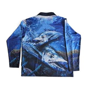 Camisas de Pesca de Manga Larga para Hombre, Anti-UV, con Botones, Cuello Camisero, de Poliéster - Product Image 1