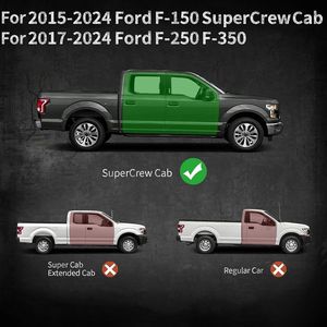 Pedane Laterali per Ford F-150 Super Crew Cab 2015-2024, Pedane da 6\" con Barre Nerf - Product Image 2