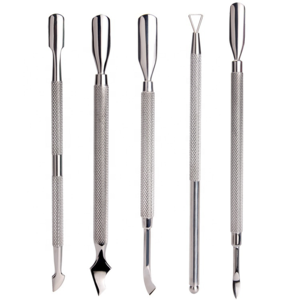 Raspador de Esmalte de Uñas Profesional y Herramienta para Empujar Cutículas, para Manicura, Pedicura, Limpieza y Eliminación de Esmalte, Cuidado de las Uñas - Product Image 1