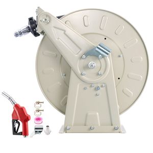 Avvolgitubo Carburante Resistente 1 Pollice x 50 Piedi, Avvolgimento Automatico a Molla, Girevole, 300 PSI, Acciaio al Carbonio - Product Image 1