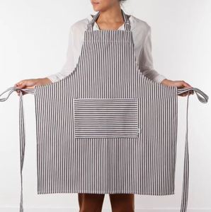 Luxury Premium <b>Kitchen</b> <b>Apron</b> for Modern Homes Adjustable Cross Strap Chef <b>Apron</b> with Pockets At Low Price - Product Image 4