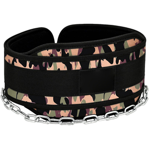 Weightlifting Dipping <b>Belt</b> Premium Gym Support <b>Belt</b> with <b>Chain</b> for Strength Training OEM Bulk Supply - Product Image 2