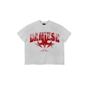 Camiseta Unisex de Algodón Dobby de 250 g/m², Estampado Animal, Corte Ajustado, Transpirable, 100% Algodón, Impresión Digital, Servicio OEM - Product Image 4