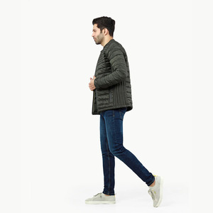 Blousons matelassés pour hommes très demandés, style streetwear, manches longues, fermeture éclair, confortables et coupe-vent - Product Image 5