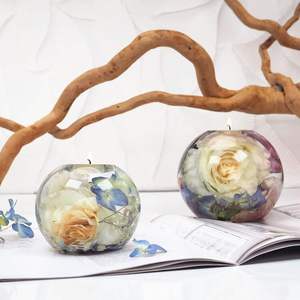 Designer Resin Crystal <b>Tea</b> <b>Light</b> Candle Holders Beautiful Flower Pattern Candle Holders for Mehendi Wedding Decoration - Product Image 4