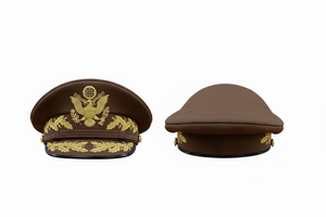 Modern Uniform Apparel Peak <b>Cap</b> Soft Fabric Wool Blend Visor <b>Hat</b> Custom Embroidery Adjustable Professional Wear Accessory <b>Caps</b> - Product Image 6