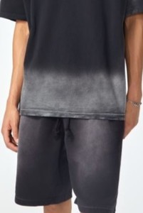 เสื้อยืดผู้ชาย BG Trendy ผ้าฝ้าย 100% หนัก 270 กรัม แขนสั้น ทรงโอเวอร์ไซส์ สไตล์เรโทรอเมริกัน ผ้าถักแบบวอช - Product Image 6