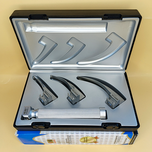 Laryngoscope conventionnel standard Macintosh à 3 lames (0-1-2) pour nourrissons, manuel, usage chirurgical ORL hospitalier, autoclavable, qualité supérieure - Product Image 6