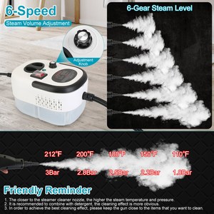 2500W pulitore a vapore portatile multifunzione ad alta temperatura macchina per la pulizia a vapore per auto con dettagli sul pavimento del divano - Product Image 3