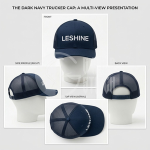 Gorras Unisex al por Mayor, Gorras de Béisbol Unisex Azul Marino Casuales para Exteriores, Logotipo Bordado Personalizado - Product Image 4