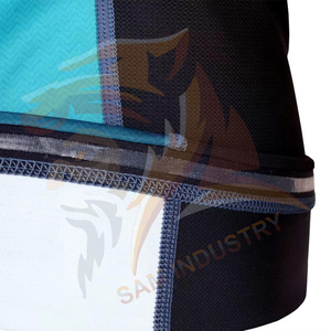 Maillots de compression à manches longues pour hommes avec impression de logo personnalisé, prix de gros - Product Image 5
