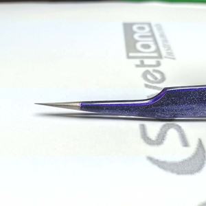 Sevetlana Industry Pince à épiler en acier inoxydable avec couleurs scintillantes et formes différentes - Product Image 5