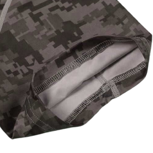 Digital Camo Short Sleeve Compression Shirt Men Performance Top Quick Dry Professional Grade BJJ Rash Guard Gear - Product Image 5