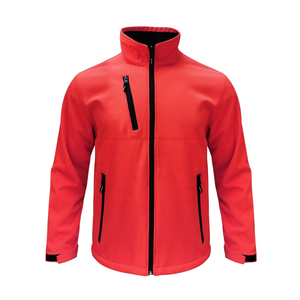 Veste en polaire orange pour homme, col montant, fermeture éclair, coupe-vent, décontractée, pour l'automne, coupe régulière, en polyester - Product Image 6