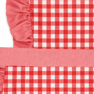 Delantal de Cocina de Algodón Suave de Alta Calidad con Diseño Estampado a Cuadros y 2 Bolsillos para el Hogar - Product Image 4