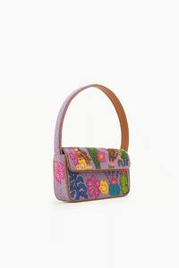 Bolso de mano informal con cuentas de cristal multicolor y asa, hecho a mano en India, forma personalizada - Product Image 4