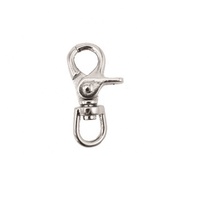 Mousqueton pivotant classique de qualité supérieure, durable et antirouille pour laisse de chien