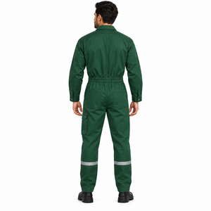 Overol MANGOES FASHION 100% Algodón FR Resistente a las Llamas, Altamente Reflectante, Impermeable, Transpirable, Sin Costuras, Certificado CE/UE - Product Image 4