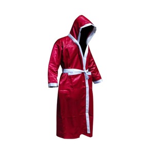 Bata de boxeo de satén para entrada de combate, con logotipo personalizado, transpirable, color personalizado, proveedor mayorista OEM, fabricante - Product Image 5