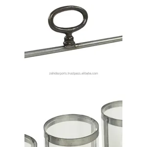 Elegantes Faroles de Madera y Metal Pulido para Decoración de Hogar de Lujo, Portavelas de Diseño Moderno y Elegante Hecho a Mano para el Día de San Valentín - Product Image 3