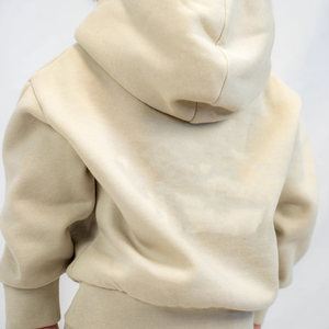 Ensemble survêtement à capuche pour bébés garçons, couleur unie, coton, sweat-shirt décontracté et pantalon, automne, manches longues, coupe classique avec poches 2027 - Product Image 4