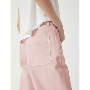 Jean ample taille haute vintage pour femme, ultra-doux, respirant, écologique, 100 % coton, brodé, qualité supérieure - Product Image 3