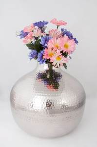 Modern Brass Tabletop <b>Vase</b> <b>Gold</b> Finish Holds Water Decorative Flower <b>Vase</b> for Wedding - Product Image 3