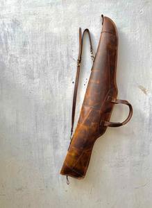 ปลอกหนังขนาด 52 นิ้ว พร้อมสายสะพายไหล่ปรับได้, ซองใส่ปืนคุณภาพสูง, หนังวัวแท้, ซองล่าสัตว์สีน้ำตาล - Product Image 5