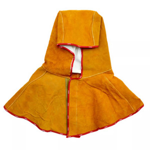 Capuche de soudeur en cuir de vachette fendu, protection thermique, protection industrielle de la tête, protection du niveau B, 500-1000C - Product Image 2