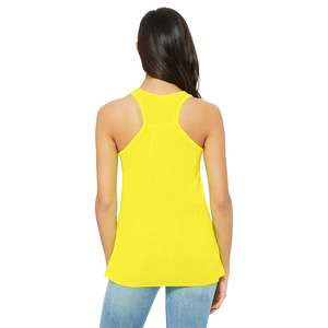 Women's <b>Yellow</b> Crew Neck Knitted <b>Tank</b> <b>Top</b> Spandex/Cotton Eco-Friendly Quick Dry Solid Color Breathable Casual Sleeveless Regular - Product Image 2