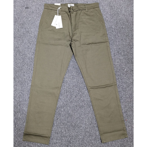 Pantalones Chinos Oxford de Corte Recto para Hombre, Cintura Media, Casuales, Largos, con Botones, Antiarrugas, Tela de Algodón, para Otoño - Product Image 2