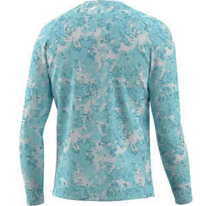 เสื้อตกปลาผู้ชายแขนยาวแบบใหม่ล่าสุด สวมใส่สบาย น้ำหนักเบา ป้องกันแสงแดด ผลิตจากโพลีเอสเตอร์แบบซับลิเมชั่น รับสั่งทำได้ - Product Image 3