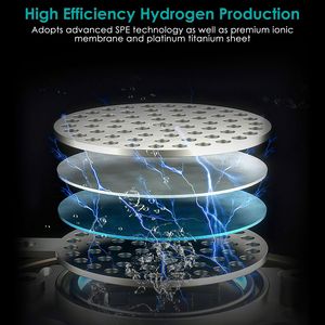 Bouteille d'eau hydrogénée portable de 1,5 L, grande capacité, électrolyse rapide en 6 minutes, générateur d'eau hydrogénée rechargeable pour la maison - Product Image 3