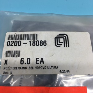 Boquilla de Cerámica 6 AMAT 0200-18086 .85L HDPCVD - Equipo y Piezas de Semiconductores de Confianza de Marca Global - Product Image 3