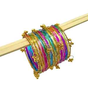 Crafted Kashmiri Churi <b>Bangles</b> <b>Set</b> Custom Colors Sizes Wholesale Prices Trendy Women's Indian Pakistani Jewelry <b>Bangles</b> <b>Sets</b> - Product Image 1