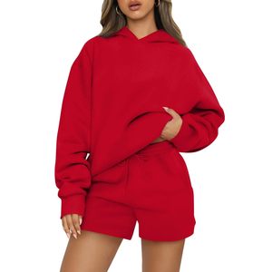 Conjunto de Sudadera Corta y Pantalones Cortos Casuales para Mujer, Personalizado con Logotipo, de Alta Calidad, con Cierre de Cremallera, Dos Piezas - Product Image 3