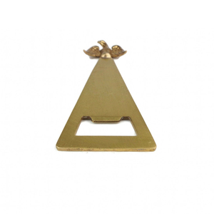 Ouvre-bouteille en métal doré en forme d'aigle, au design élégant avec une poignée en forme d'oiseau, créant une pièce d'appoint saisissante pour l'ameublement de bar. - Product Image 4